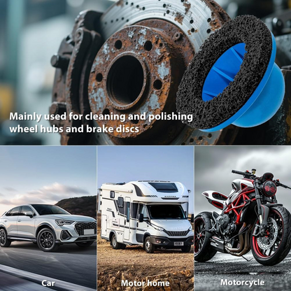 WheelShine™ – Абразивен диск за почистване на главина и спирачен диск