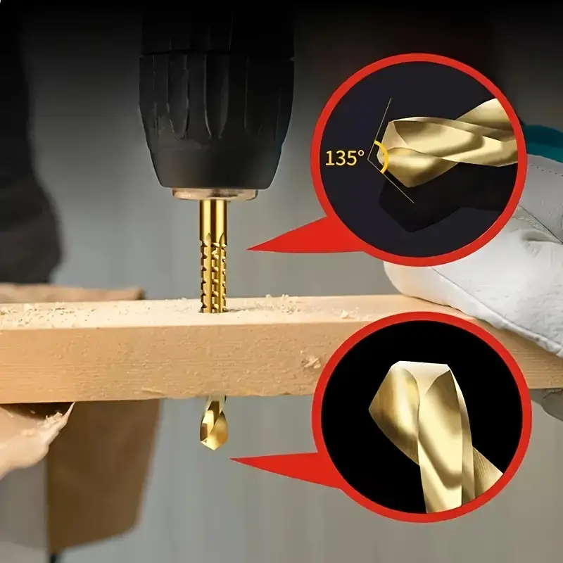 ОФЕРТА 1+1! SwiftTap™ – Комплект от 6 спираловидни HSS свредла за метал и дърво