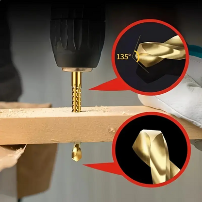 ОФЕРТА 1+1! SwiftTap™ – Комплект от 6 спираловидни HSS свредла за метал и дърво