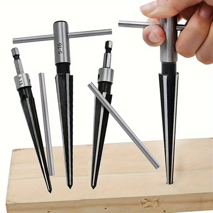 SharpCraft™ – Комплект конични свредла и фрези за дърво и метал (Комплект от 4 броя)