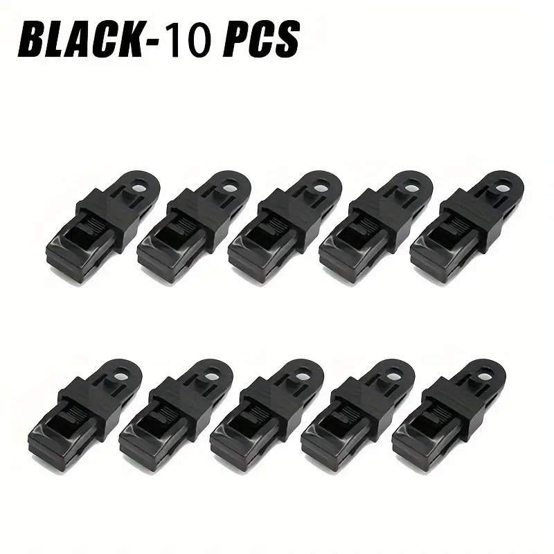 CampGrip™ – Щипки за закрепване за къмпинг и градина (Комплект от 10 броя)