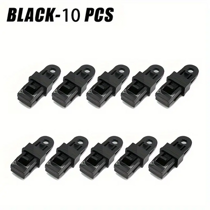 CampGrip™ – Щипки за закрепване за къмпинг и градина (Комплект от 10 броя)