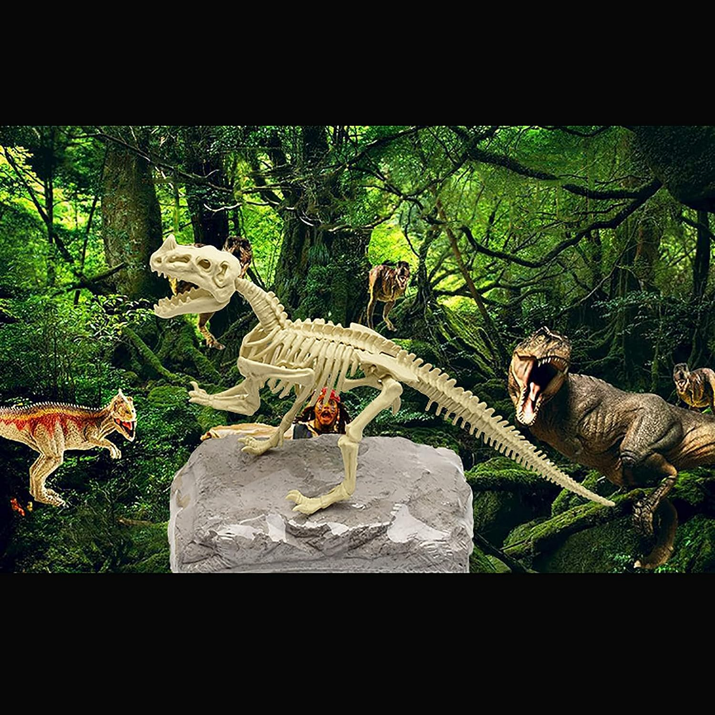 Комплект играчки за копаене на динозаври