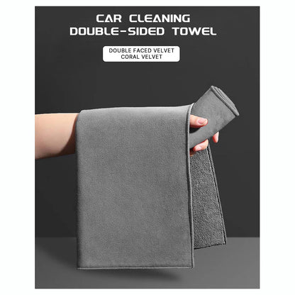 Професионална супер абсорбираща микрофибърна кърпа за почистване на автомобили (2 бр.)