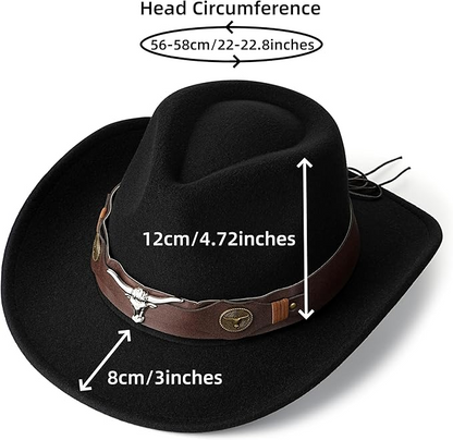 WildEdge™ – Класическа каубойска шапка с широка периферия