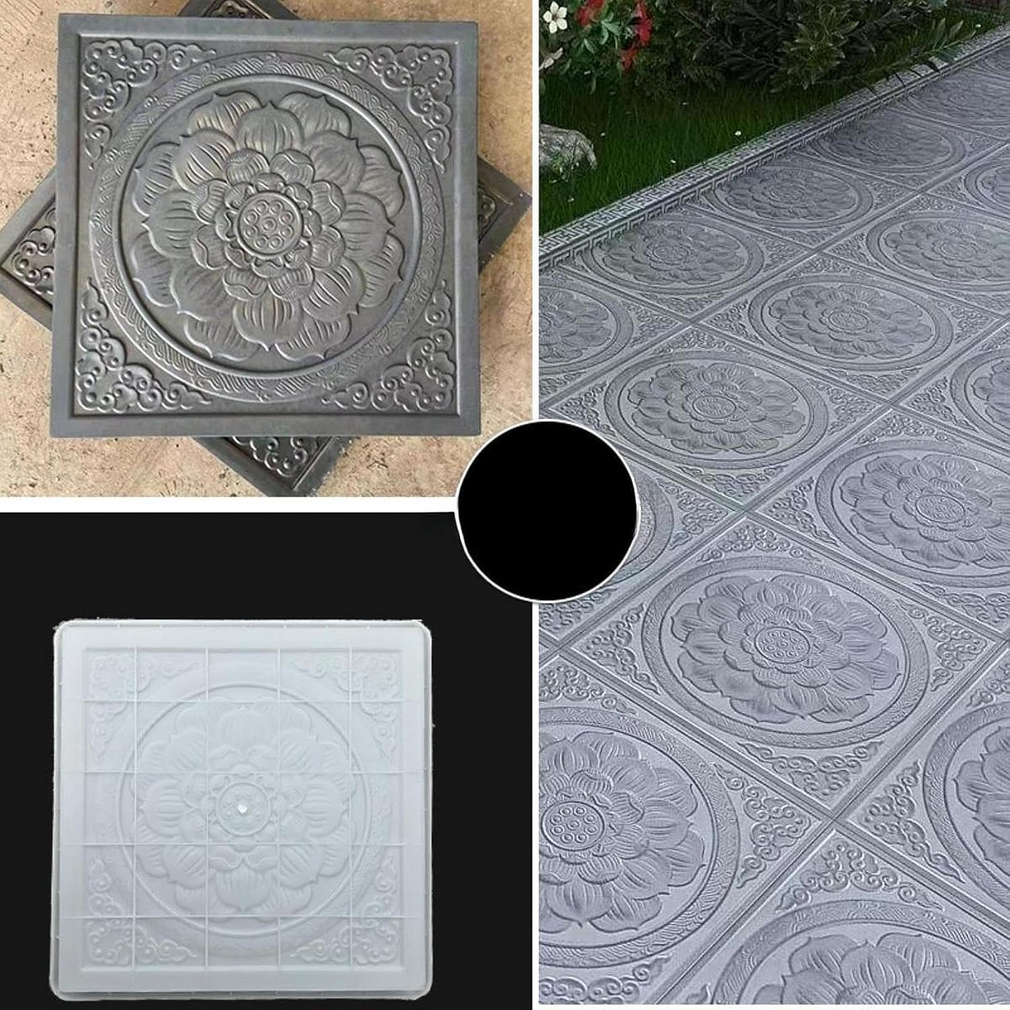 StoneForm™ - Форма за декоративни настилки 40 x 40 cm