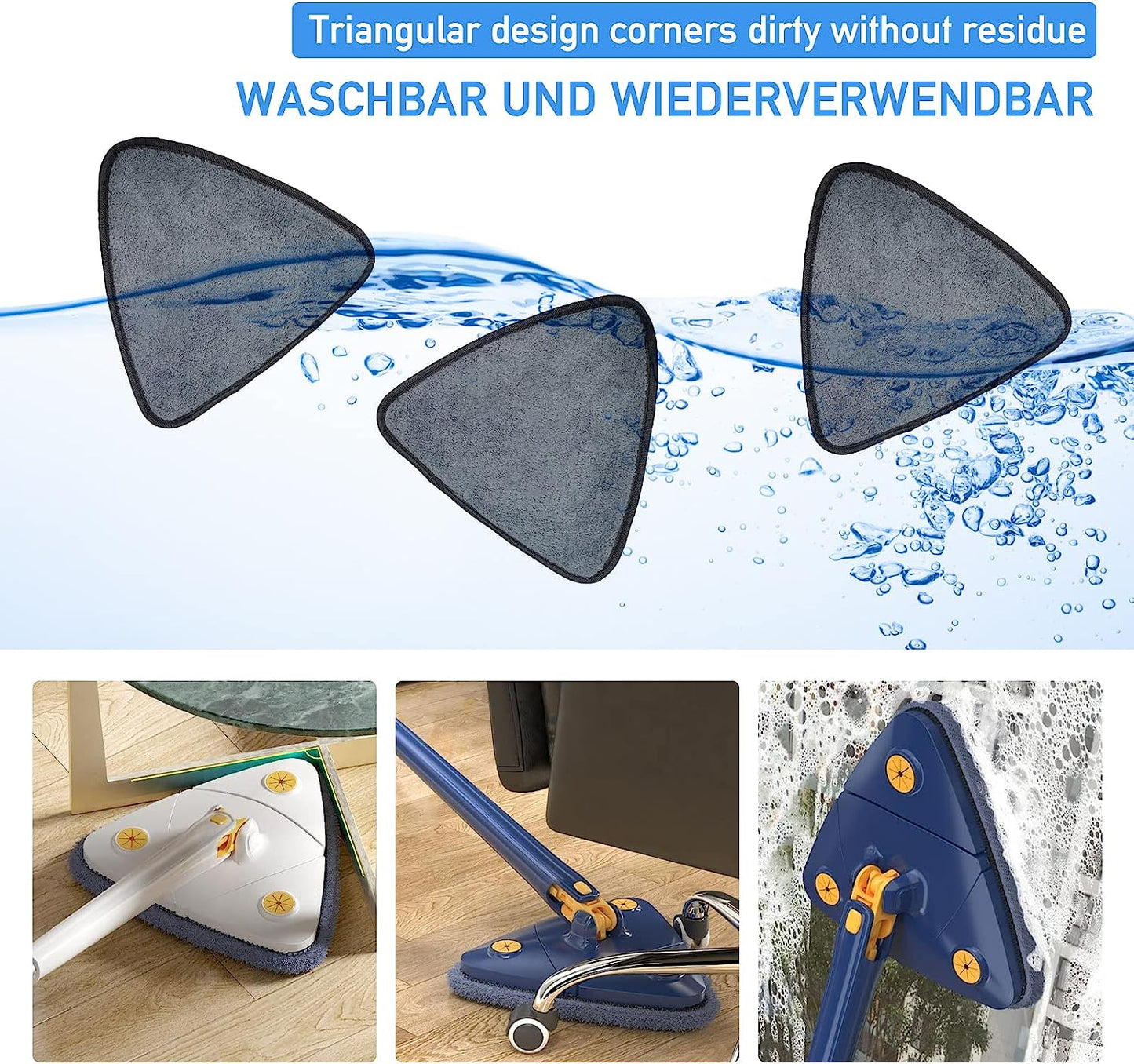 Комплект от 3 резервни кърпи за 360° Mop