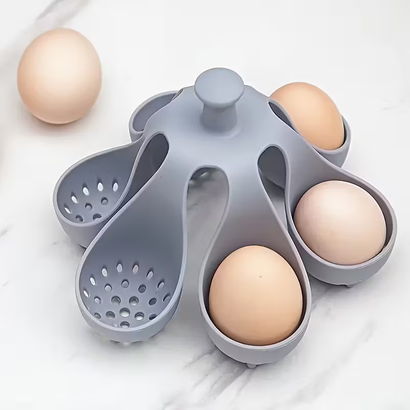 🔥ОФЕРТА 1+1🔥EggNest™ – Силиконова поставка за варене на яйца (6 яйца)