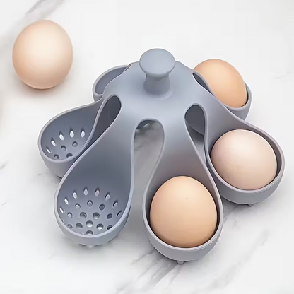 🔥ОФЕРТА 1+1🔥EggNest™ – Силиконова поставка за варене на яйца (6 яйца)