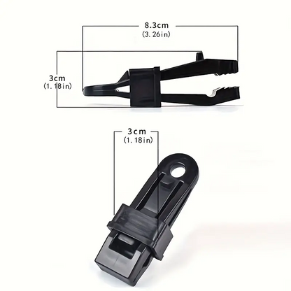 CampGrip™ – Щипки за закрепване за къмпинг и градина (Комплект от 10 броя)