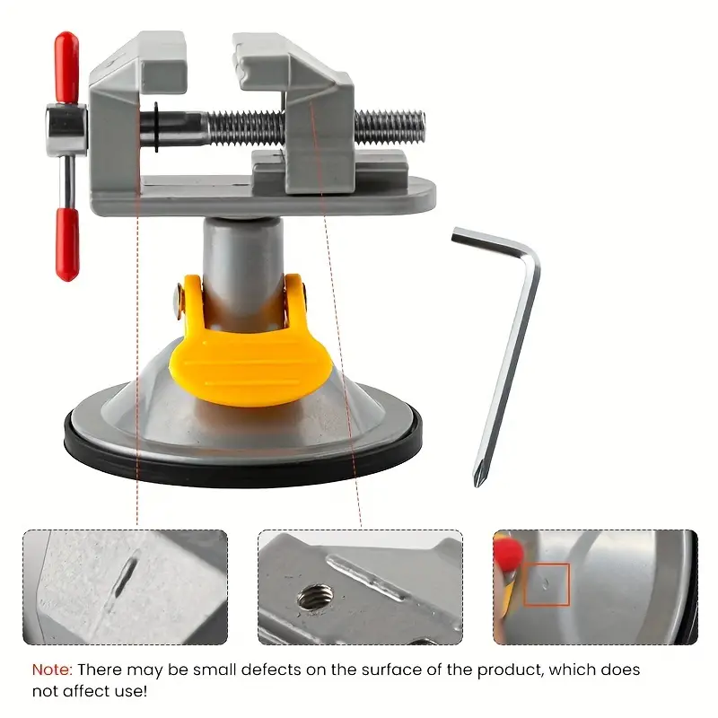 ClampMini™ – Прецизен въртящ се менгеме 360° с вендуза