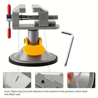 ClampMini™ – Прецизен въртящ се менгеме 360° с вендуза