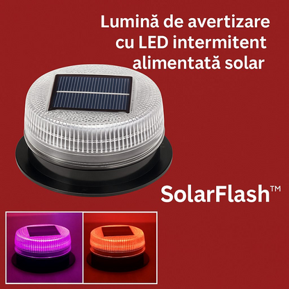 FlashSolar™ – Соларна LED сигнална светлина с мигаща светлина