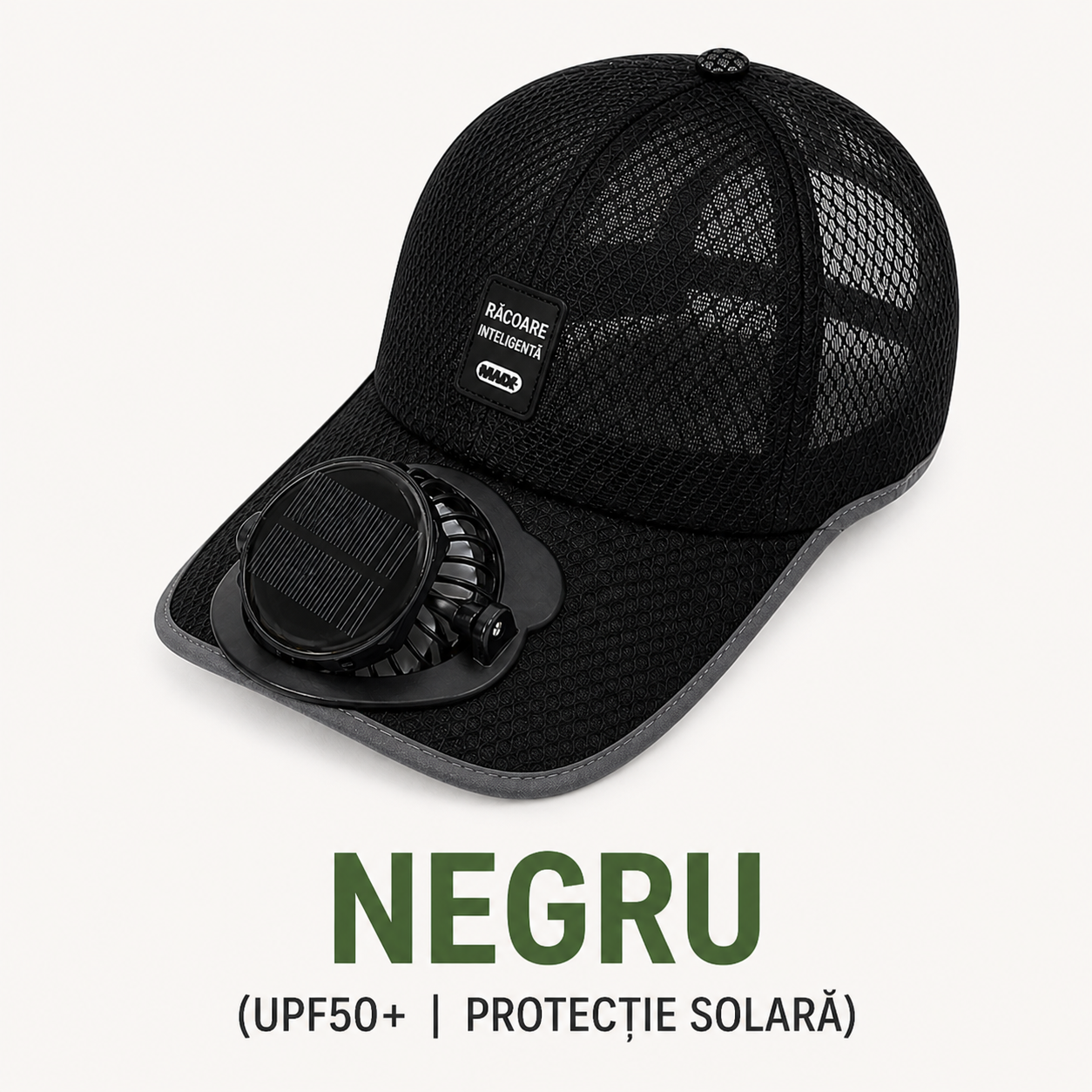 AeroCap™ – Шапка с вграден вентилатор и UV защита