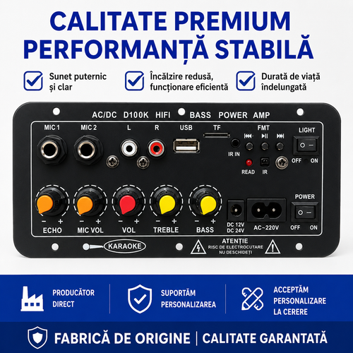 Sonivox™ – HiFi Bluetooth караоке аудио усилвател