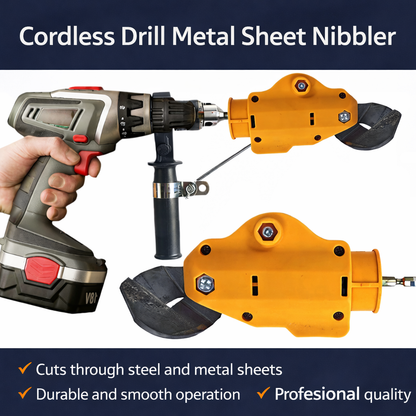 CutPro Drill™ – Електрическа ножица за ламарина, приставка за бормашина