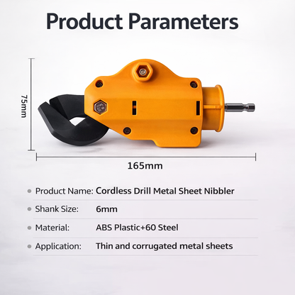 CutPro Drill™ – Електрическа ножица за ламарина, приставка за бормашина