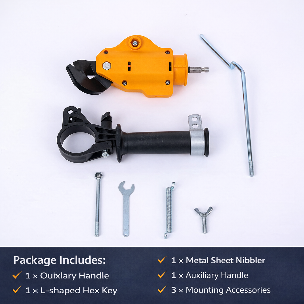 CutPro Drill™ – Електрическа ножица за ламарина, приставка за бормашина