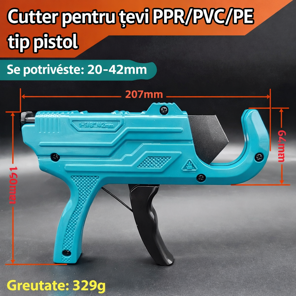 PipeCut™ - Професионална ножица за тръби PPR/PVC/PE 20-42 mm