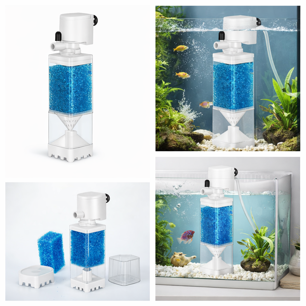 HydraFlow™ - Компактен вътрешен филтър за аквариум