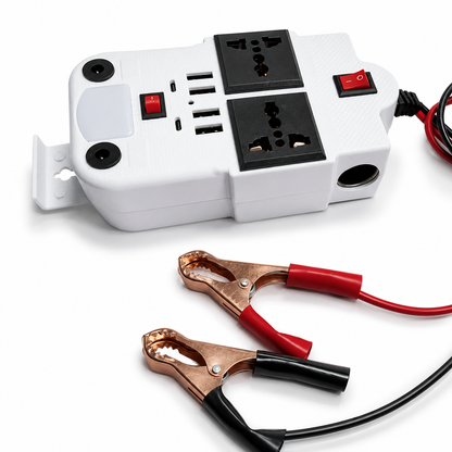 Powerix™ – Интелигентен автомобилен инвертор 300W с 4 USB и 2 PD порта
