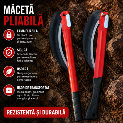 AgroBlade™ - Сгъваем сърп от манганова стомана за прецизно рязане
