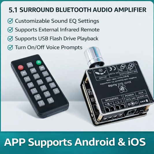 Ampify™ – Bluetooth аудио усилвател 100W (50W + 50W)