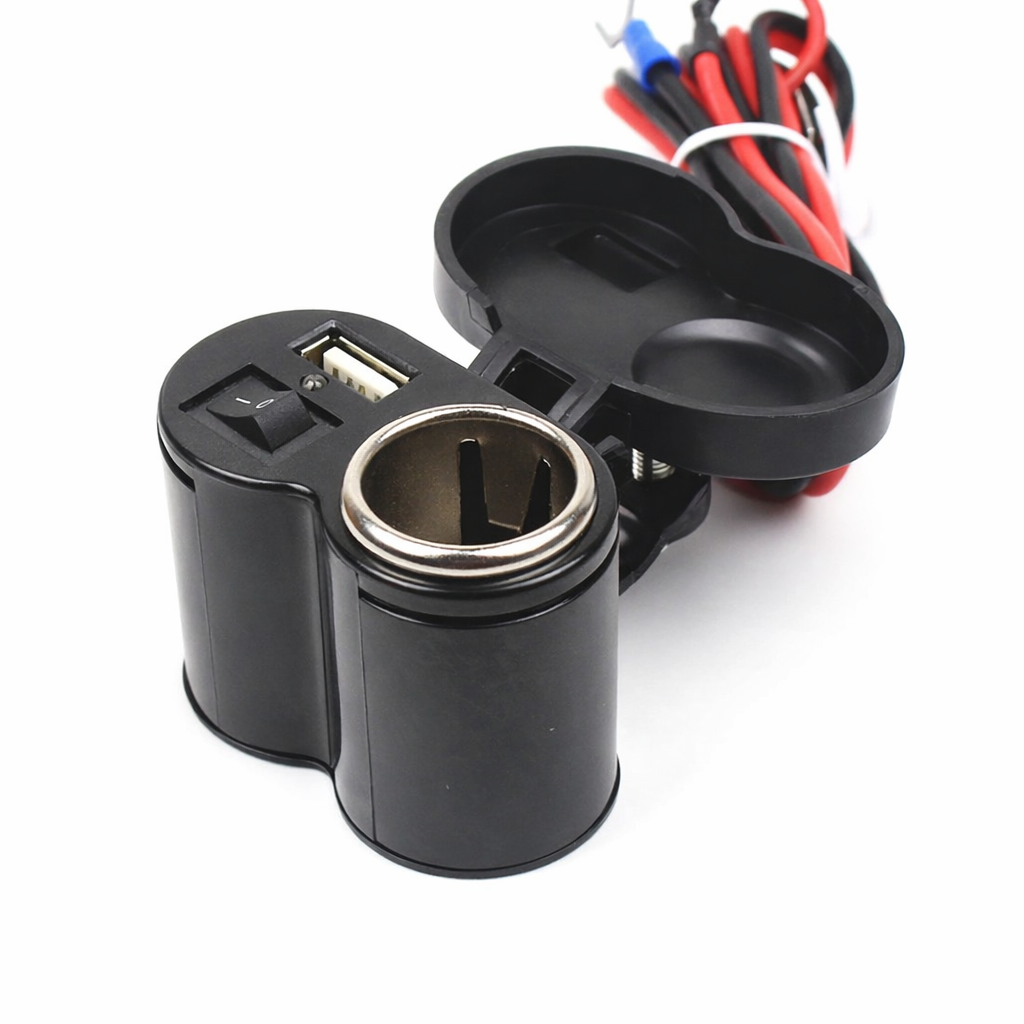 PowerMount™ - USB зарядно + гнездо за запалка за кормило