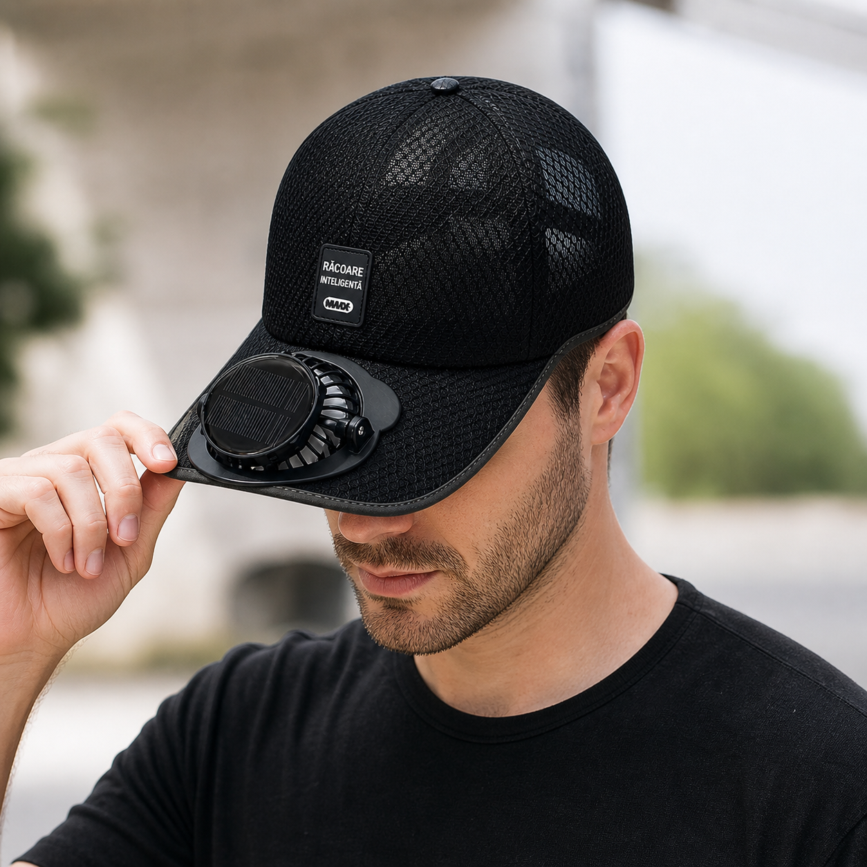 AeroCap™ – Шапка с вграден вентилатор и UV защита