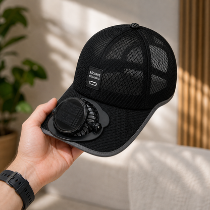 AeroCap™ – Шапка с вграден вентилатор и UV защита