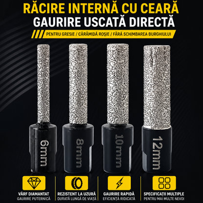 DrillX Pro™ – Комплект диамантени боркорони за ъглошлайф (6/8/10/12mm)