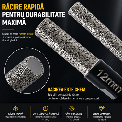 DrillX Pro™ – Комплект диамантени боркорони за ъглошлайф (6/8/10/12mm)