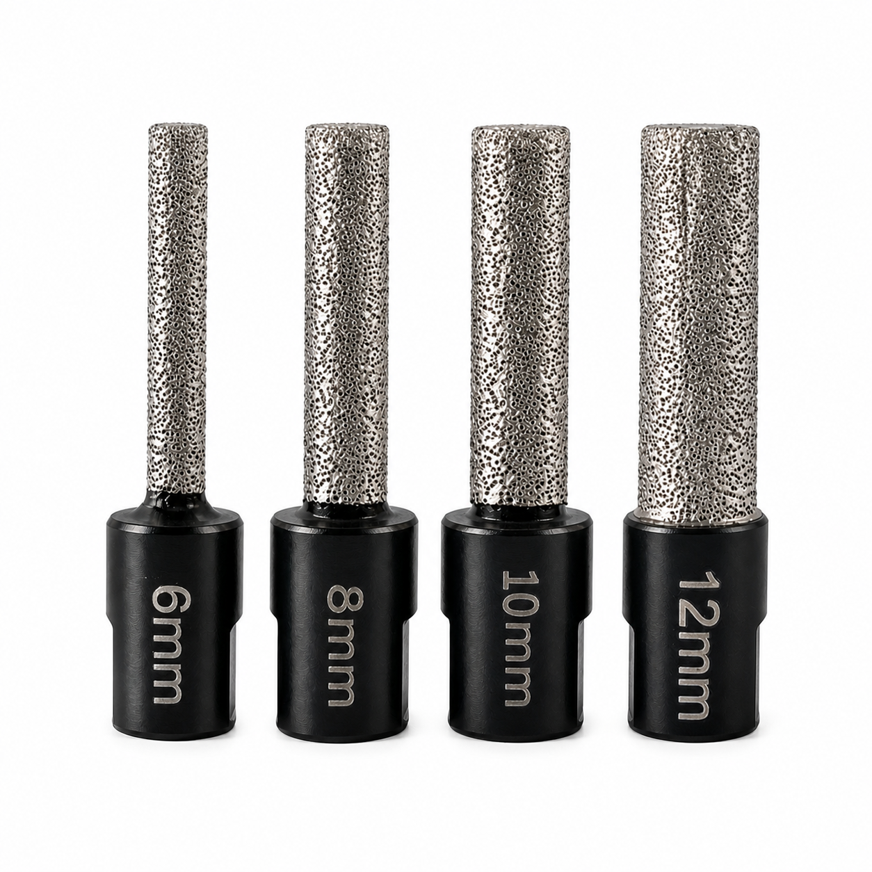 DrillX Pro™ – Комплект диамантени боркорони за ъглошлайф (6/8/10/12mm)