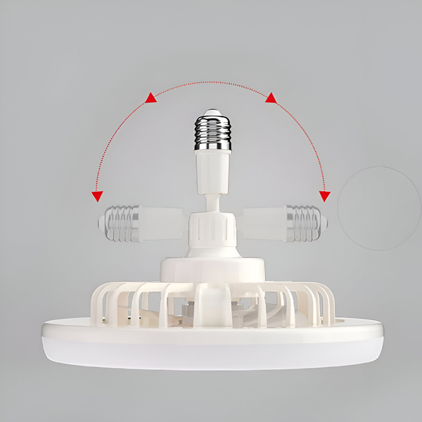 LUMIFAN™  Таванен вентилатор с фасунга, LED осветление и дистанционно управление
