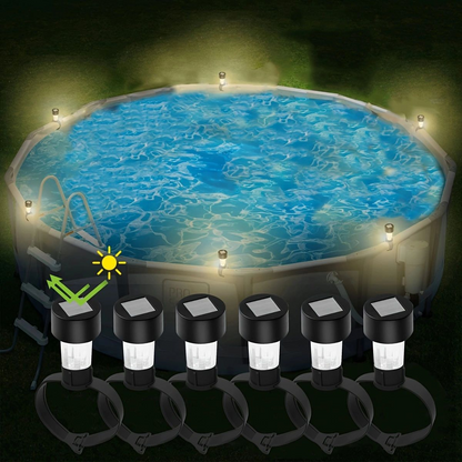 SolarGlow™ - Мини соларни лампи за ограда и градина (Комплект 5 броя)
