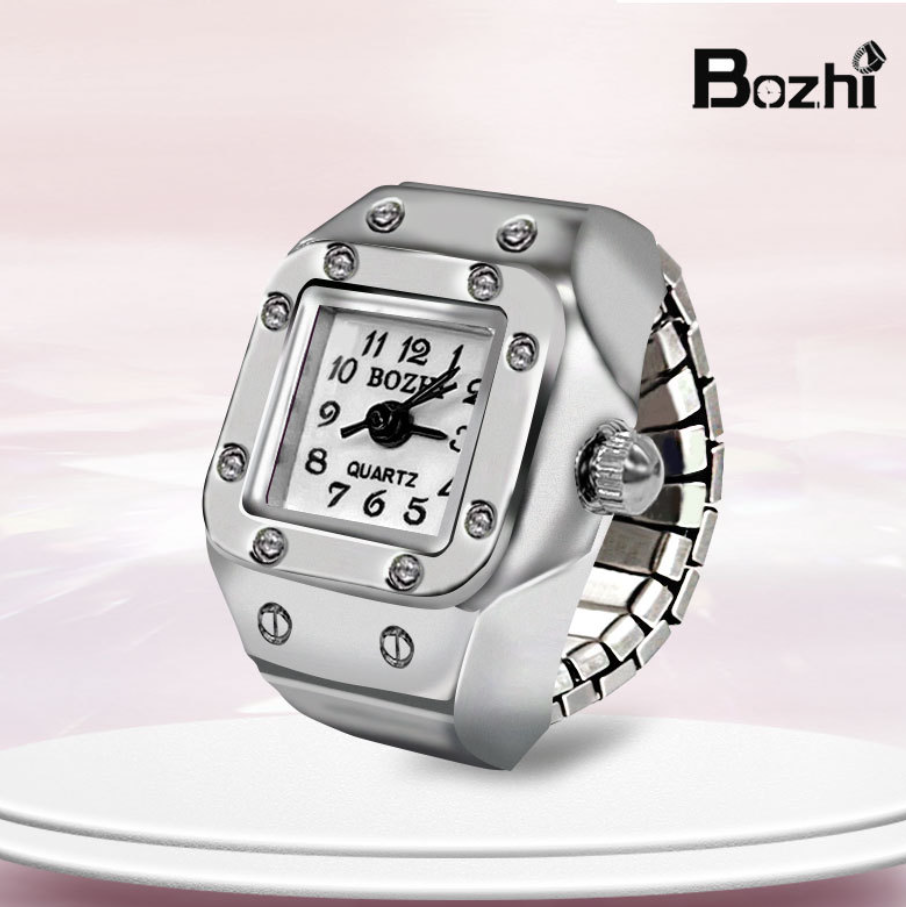 Пръстени тип часовник с уникален дизайн (комплект от 4 части)