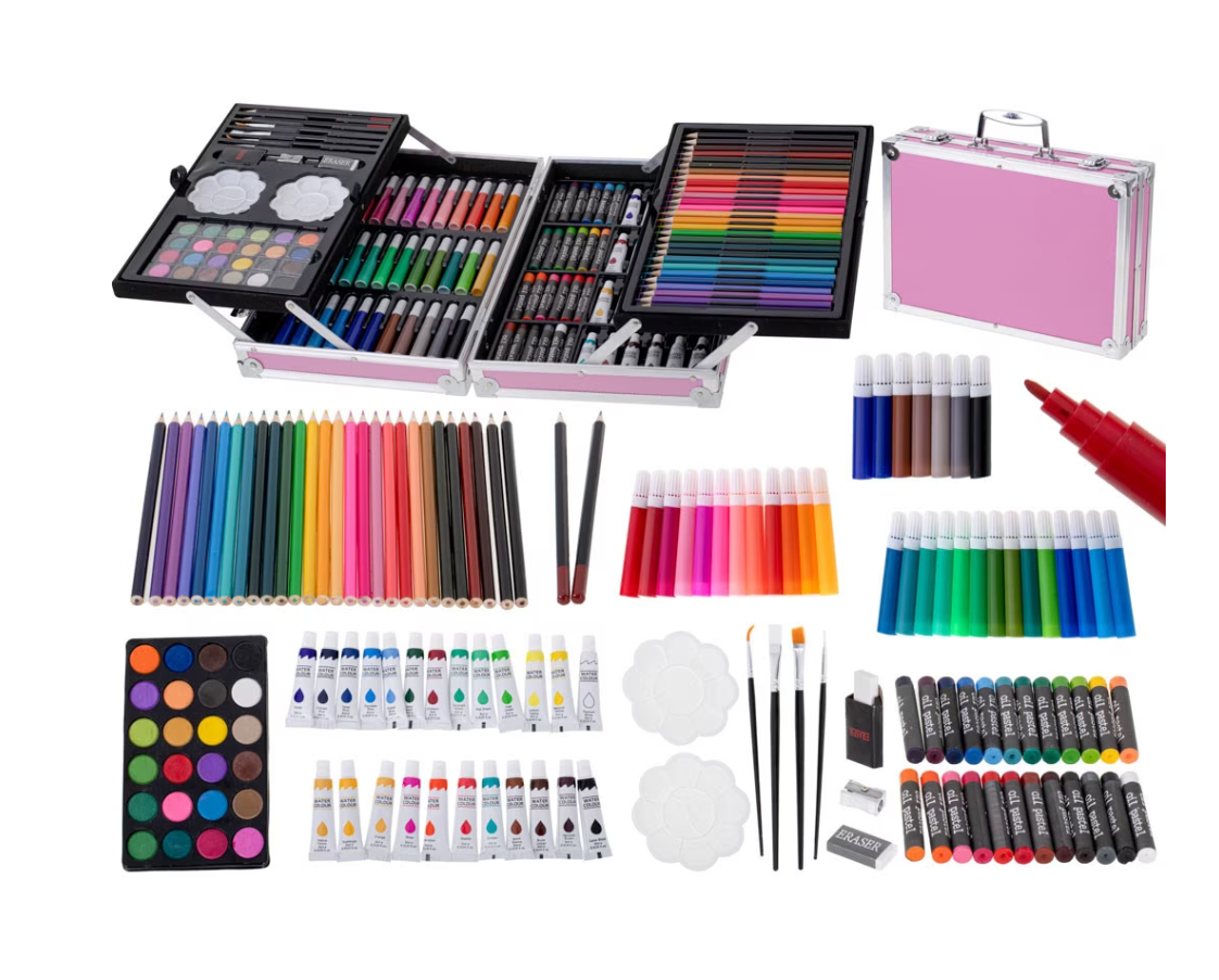 Комплект за рисуване на куфар за деца