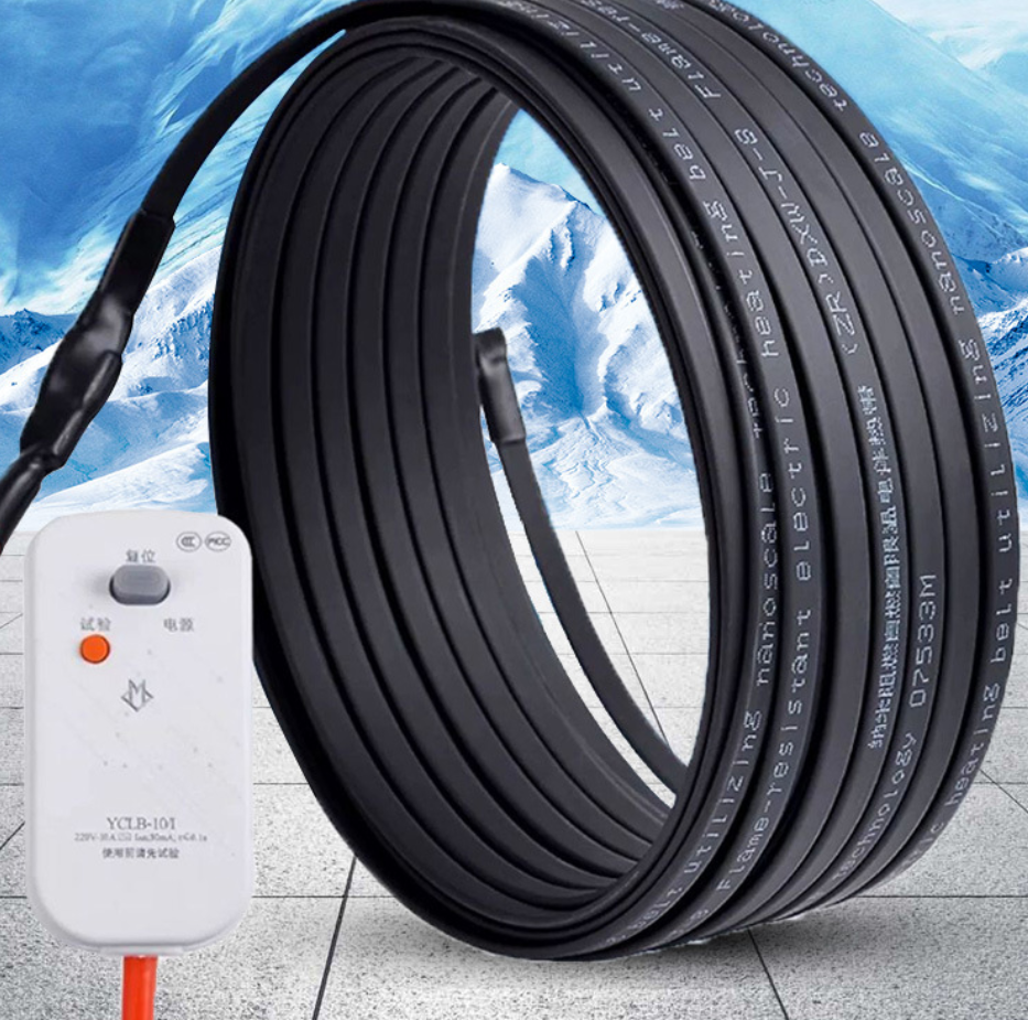 Klimasure™ - Електрическа лента против замръзване с RCD щепсел 8mm (5 метра)