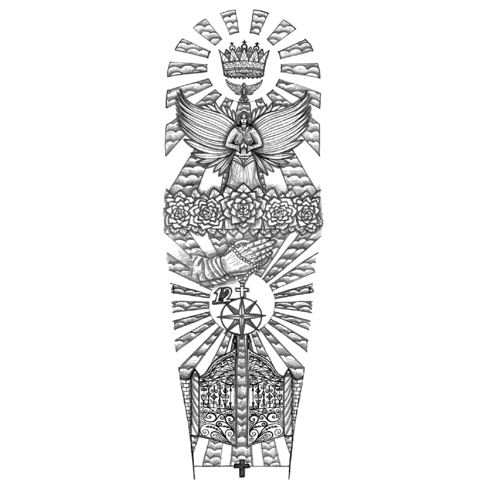 Комплект от 7 временни татуировки