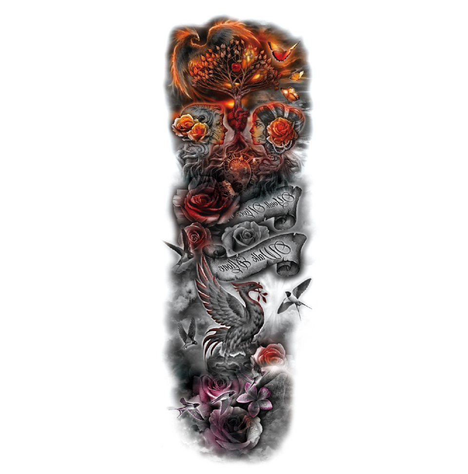 Комплект от 7 временни татуировки