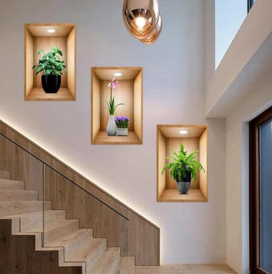 Artzura™ – Комплект от 3 триизмерни стенни картини (40x60 см)