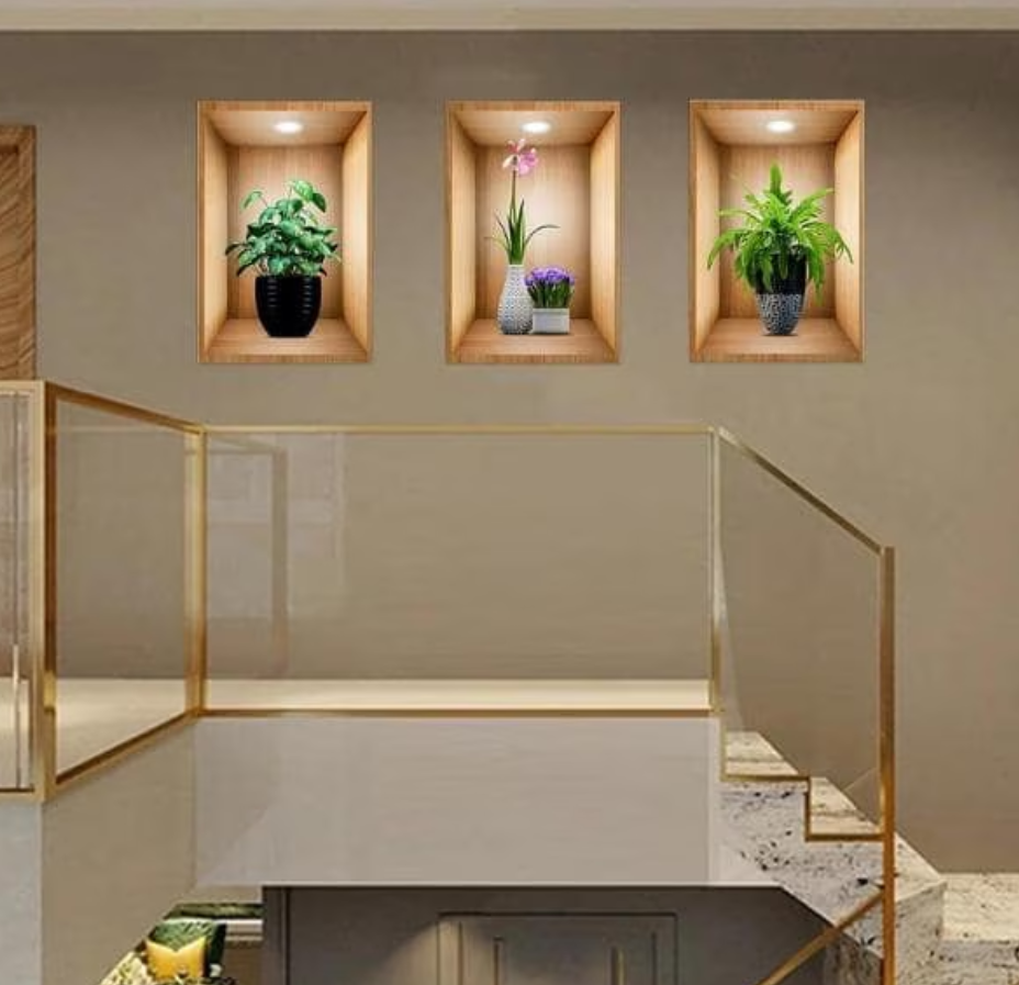 Artzura™ – Комплект от 3 триизмерни стенни картини (40x60 см)