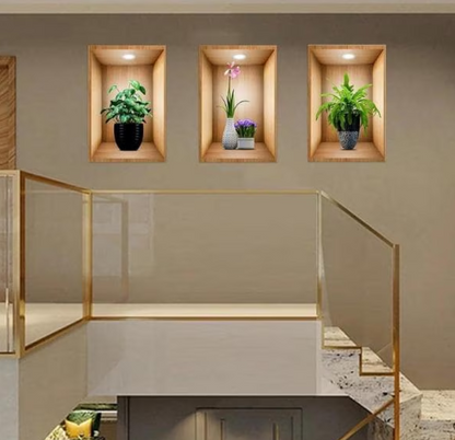 Artzura™ – Комплект от 3 триизмерни стенни картини (40x60 см)