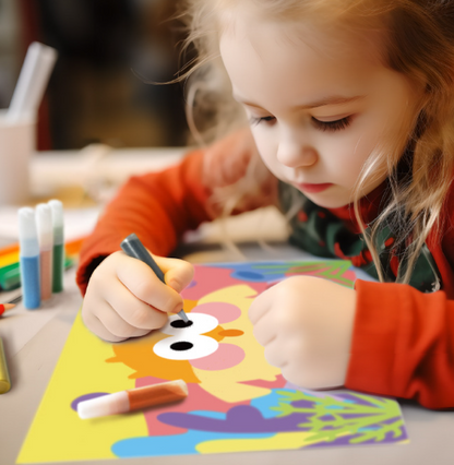 ColorArt™ – Творчески комплект за рисуване с пясък за деца (3–6 години)
