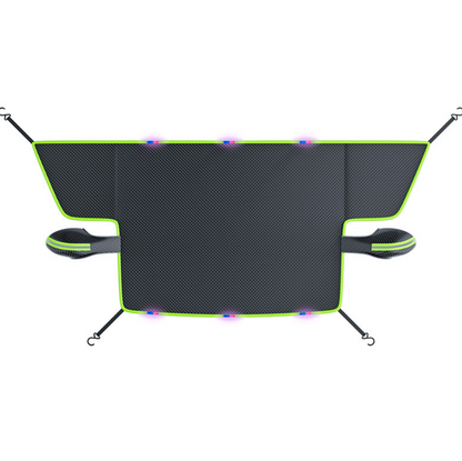 AutoShield Pro™ – Слънцезащитно покривало за предно стъкло и странични прозорци (235 x 150 cm)