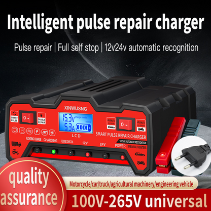PulseCharge™ - Интелигентно зарядно 12V/24V с LCD дисплей и функция „pulse repair“