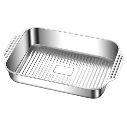 GrillMaster™ – Професионална тава за грил от неръждаема стомана с капак