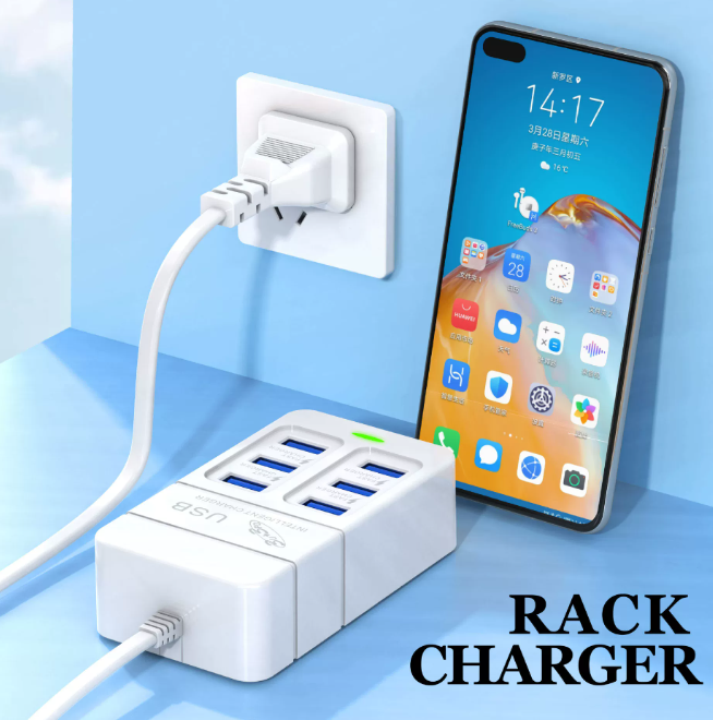 MultiCharge™ – 35W хъб за бързо зареждане с 6 порта