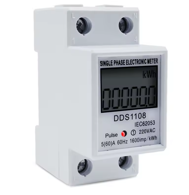 SmartMeter™ – Дигитален монофазен електромер 220V за DIN шина
