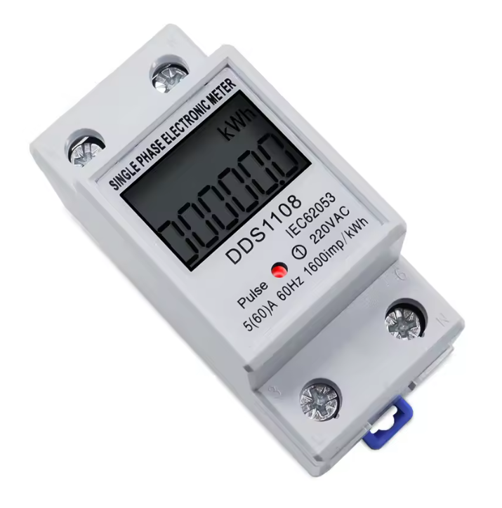 SmartMeter™ – Дигитален монофазен електромер 220V за DIN шина